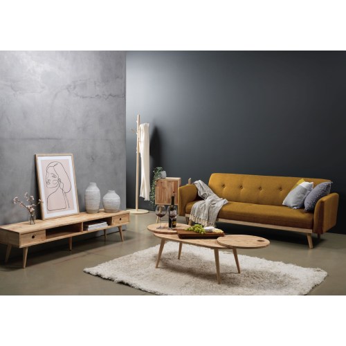 Nikko 3 seater sales upholstered sofa bed